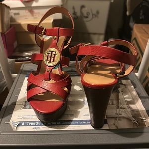 Tommy Hilfiger wedges.